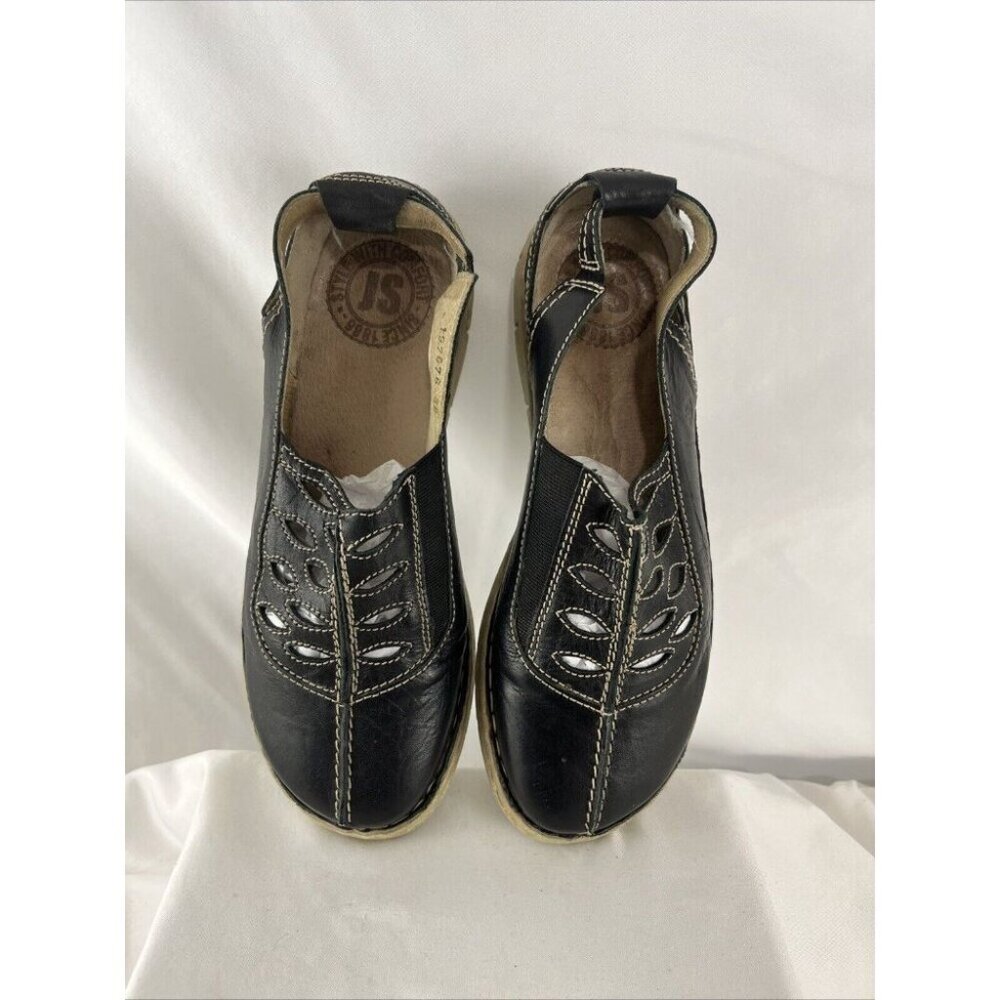 Joseph Siebel Leather Slip-On Shoes - Picture 10 of 13
